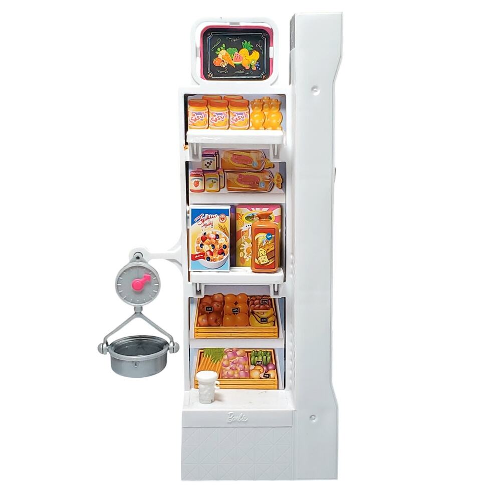 Mattel Barbie Supermarket Playset Store Shelves